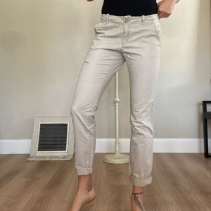 LOFT boyfriend Style Khaki Pants